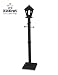Lantern Style Nursery Floor Lamp with Dimmer Select Color: Black - 19412