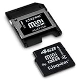 Kingston 4GB Mini SDHC Class 4 Card (SDM4/4GB)