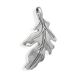Oak Leaf Slide Sterling Silver, Pendant Only