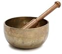 Singing Bowl, Meditation; 6" Handbeaten with Striker