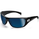 Bolle Marine Cobra Sunglasses (Shiny Black, Polarized Offshore Blue)