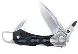 Tools & Hardware : LEATHERMAN Knife k503x Straight/Serrated Edge Brown Leather Sheath Clam Model # 830508
