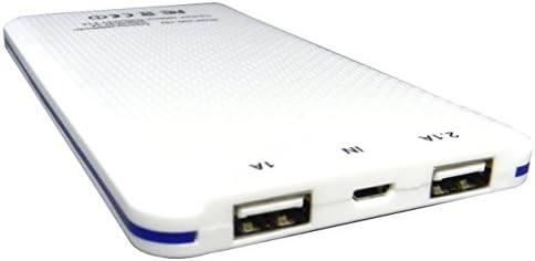 DOBBIE Universal Mobile Power Bank Battery Charger 10000mAh (White)