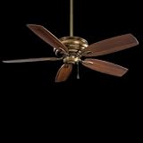 Minka-Aire Fan F614-FLB 54 Timeless Traditional Energy Star Indoor Florentine Brass Ceiling Fan
