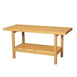 Shain WW2 - XV Two Station Wooden Workbench with Shelf Number of Vises: 1 Vise