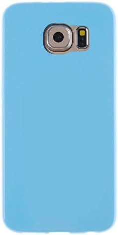 Galaxy S6 Case , SMALL COLOR® Colorful Piano Surface Treatment TPU Case**Scratch Resistant**Slim Fit** Protective Cover Colorful Premium Flexible TPU Bumper Case for Samsung Galaxy S6 (2015) (blue)