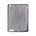 Reiko Wireless Clear Black Silicone TPU Skin Case for Apple iPad 2