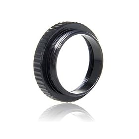 25.4 mm Aluminum CCTV Micro Lens Adapter Ring (Black) + Worldwide free shiping