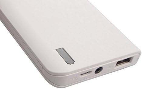 Cw-b01 5v 1a 5000mah Ultra-portable Power Bank Pack Universal Backup External Battery Charger for Most Micro-usb Enabled Devices w/ Built in Micro-usb Cable Compatible w/ Iphone; Samsung Galaxy; Lg; HTC and Other USB Devices (White)