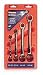 Westward 1LCF1 Ratcheting Box Wrench Set, SAE, 4 PC
