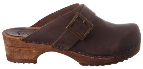 Sanita Womens Urban Clog Open Oil Leather