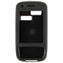 SOLID BLACK RUBBERIZED SNAP-ON COVER HARD CASE (With Optional Swivel Belt Clip) for HTC TILT 8925 / TyTN II (Kaiser)