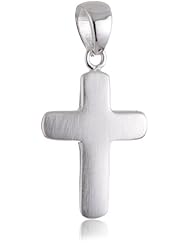 VINANI brand Germany 925 Sterling Silver Women Pendant small Cross matte AKD-EZ