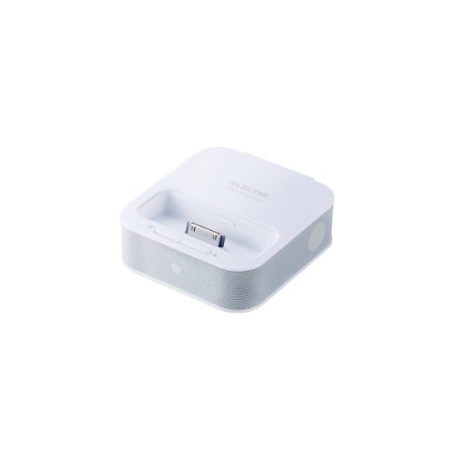 iPhone/iPod�б��ɥå����ԡ�������ASP-IPD100WH��[�ۥ磻��]