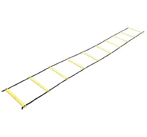Soozier 15' Flat Rung Speed Drill Training Agility Ladder w/ Carrying Bag