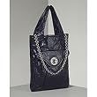 Marc by Marc Jacobs Totally Turnlock Posh Flatp Shopper Bag Tote Indigo
