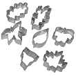 Ateco Leaf Cookie Cutters Set, 7-Piece