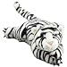 Plush White Tiger (Skyler from Purr-Fection), 18 Inches