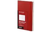 Moleskine 2012 12 Month Weekly Notebook Red Hard Cover Large (Moleskine Legendary Notebooks (Calendars))