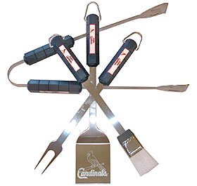 St. Louis Cardinals Grill BBQ Utensil Set
