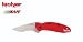Kershaw Ken Onion Red Scallion Serrated Folding Pocket Knife with Speed Safe