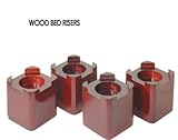 IMAGE OF WOOD Bed RISERS lift Table furniture lifts STORAGE