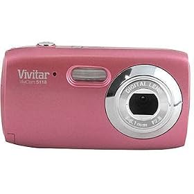 Vivitar ViviCam 5118 - 5.1 Megapixels 4x Digital Zoom - Color : Pink