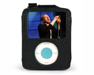 Apple iPod 3rd Generation Soft Leather Kroo Forza Series Black