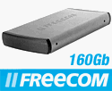 Freecom Classic SL Silver Edition - Hard drive - 160 GB - external - 3.5 - Hi-Speed USB - buffer: 2 MB - silver