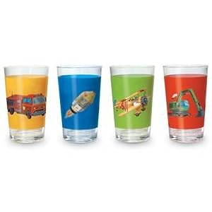 Vehicle Tumblers (Set Of 4) by Crocodile Creek