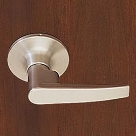 Satin Nickel Lever Door Handle - Dummy