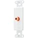 OEM Systems In-Wall Plate IW-1RG - Wall plate - RCA
