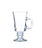 Libbey 8-1/2-Ounce Irish Coffee Mug, Clear, Box of 12