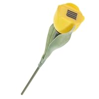 YKS Outdoor Yard Garden/Pathway lawn Solar Power LED Tulip Landscape Flower Lamp Lights(yellow)