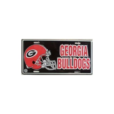 (6x12) University of Georgia Bulldogs Football Helmet NCAA Tin License Plate