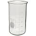 Kimble Kimax KG-33 borosilicate glass, Berzelius, graduated, tall-form beaker with double-scale markings and flared top