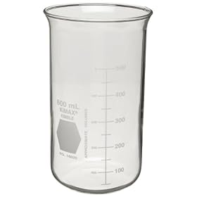 Kimble Kimax, Tall Form Berzelius Beaker No Spout, 400ml (Case of 6)