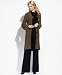 Apparel : AK Anne Klein Tweed Bell-Sleeve Long Cardigan