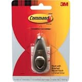 3M Command Hook, Brushed Nickel Finish