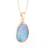 14K Australian Opal Pendant