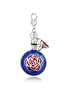 Rosato Very Rosato - Round Sterling Silver Perfume Holder Pendant Blue