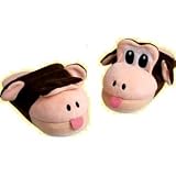 Baby Monkey Pop-Up-Pals Slippers Medium = Size 13/1 best for 5,6,7