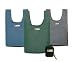 Olive Smart Half Sack - 3 Reuseable Shopping Bags in Carrying Sack (Rainforest Colors)