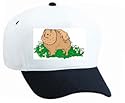 White Cap with dog, pomeranian, canine