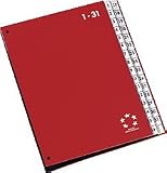 Produkt-Bild: 5 Star Pultordner 1-31 farbig rot