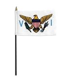 U.S. Virgin Islands Flag 4 x 6 inch