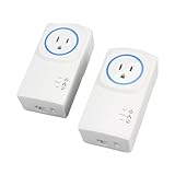 Rosewill Premium 200Mbps Powerline AV+ Pass-Through Adapter Starter Kit with 2 Units (RPLC-200PKIT)