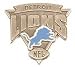 Detroit Lions Antique Triangle Pin
