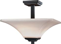 Minka Lavery Agilis Black Semi Flush