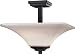 Minka Lavery Agilis Black Semi Flush